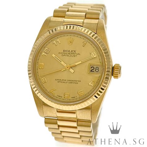 rolex bracciale oro per 6827 medio vetroplastica|Rolex Datejust 31 6827 .